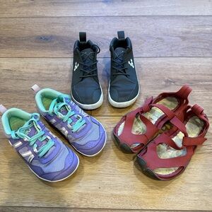 Kids Active Barefoot Shoe Bundle, size 2; size EU 33/34